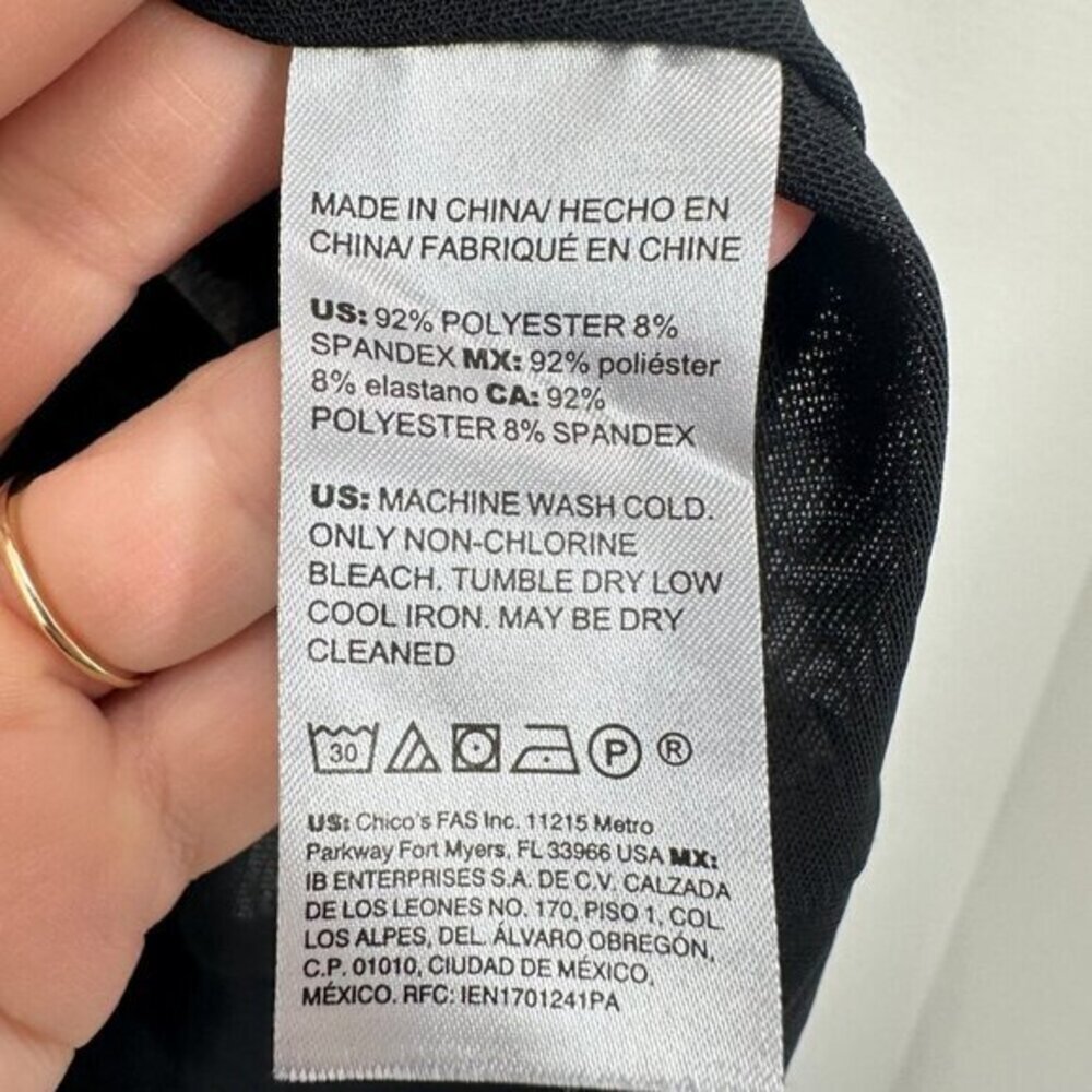 Chico's Size Large Sheer‎ Mesh Leopard Print V Neck Button Front Long Cardigan - Picture 3 of 6